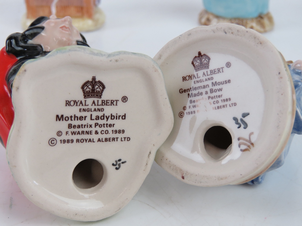 Royal Albert Beatrix Potter; Four figuri - Image 3 of 4