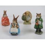 Beswick Beatrix Potter; four figurines b