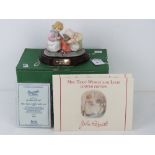 Royal Doulton Beswick Ware, Beatrix Potter; Mrs Tiggy-Winkle and Lucie, Limited Edition tableau,