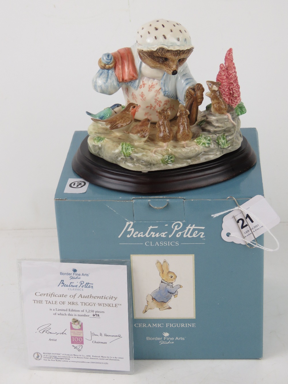 Border Fine Arts, Beatrix Potter; 'The T