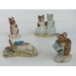 Royal Albert Beatrix Potter; Four figuri