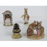 Royal Albert Beatrix Potter; Four figuri