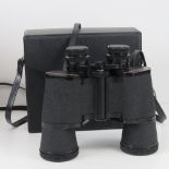 A pair of Prinz 10 x 50 binoculars in case.
