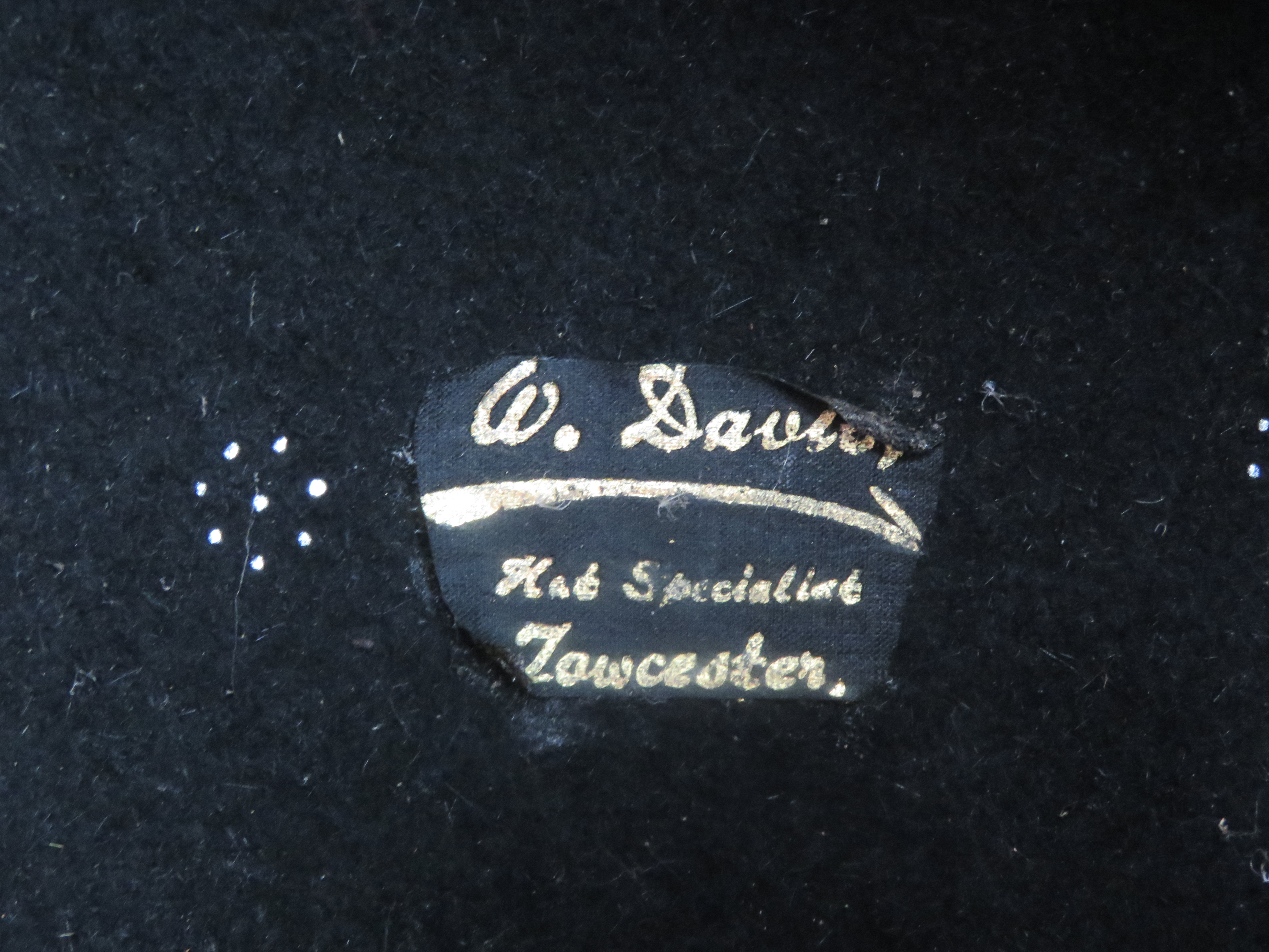 A vintage bowler hat having leather liner marked 'long oval', - Image 4 of 5