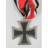 A reproduction WWII German Iron Cross medal.