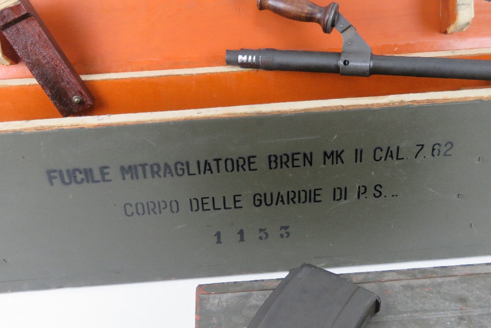 A deactivated Italian Breda Bren .30-06 Calibre Light Machine Gun. - Image 2 of 10