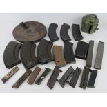 22 assorted magazines for LMG/SMG and pistols.