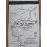 The Oarsmans and Anglers strip map of th