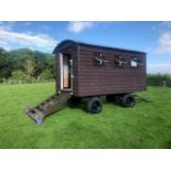 A superb, bespoke-built Shepherds Hut, Home Office, Mobile Garden Room, AirBnB or Glamping Pod.