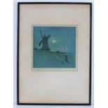 Cecil Aldin, signed limited edition print 'The Old Mill', signed lower left in pencil,