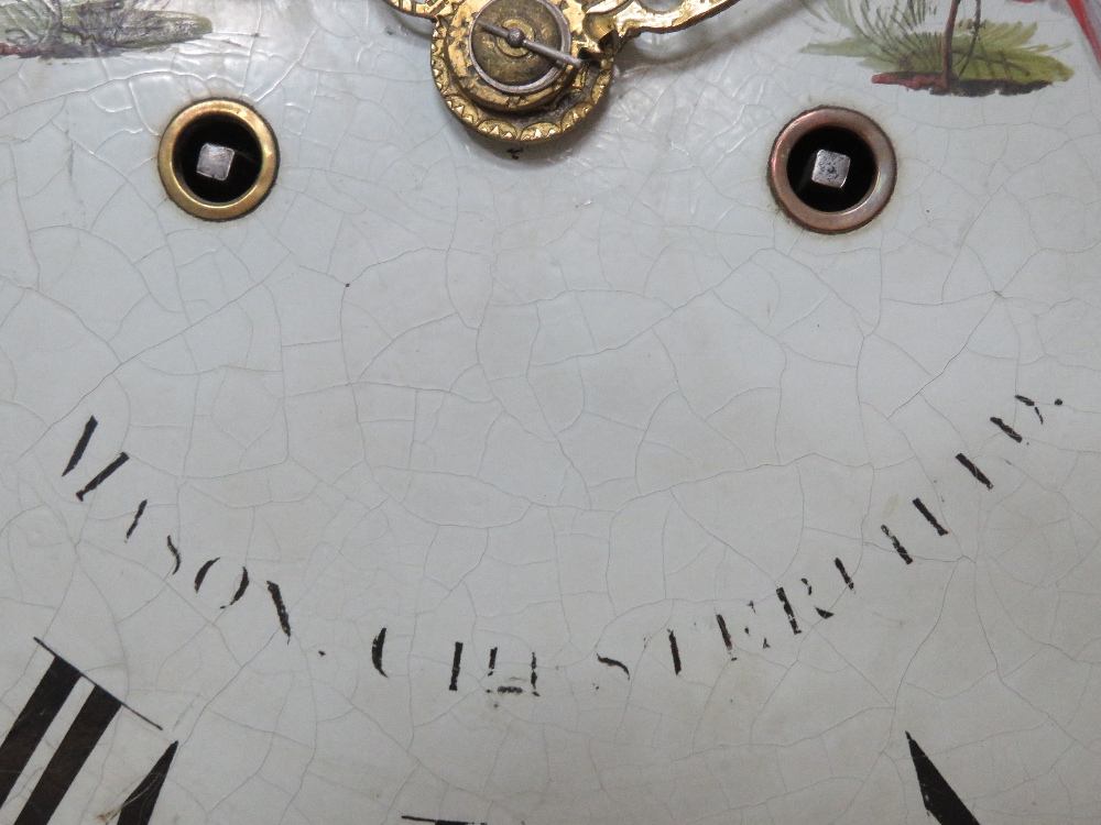 An oak crossbanded eight day long case clock, circular dial inscribed 'Mason, - Image 3 of 7