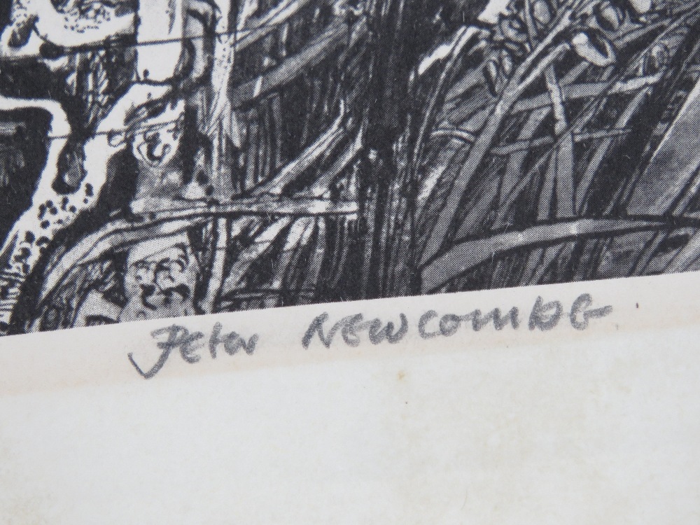 Peter Newcombe, 'February' signed artist's proof etching, limited edition 73/75, dated 1968. - Image 3 of 5