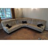 A late 1960s / early 1970s three sectional corner group settee,