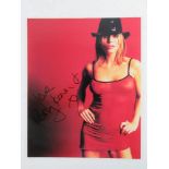 Patsy Kensit autograph; a hand signed gl