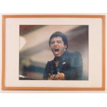 Scarface print, framed and mounted, over
