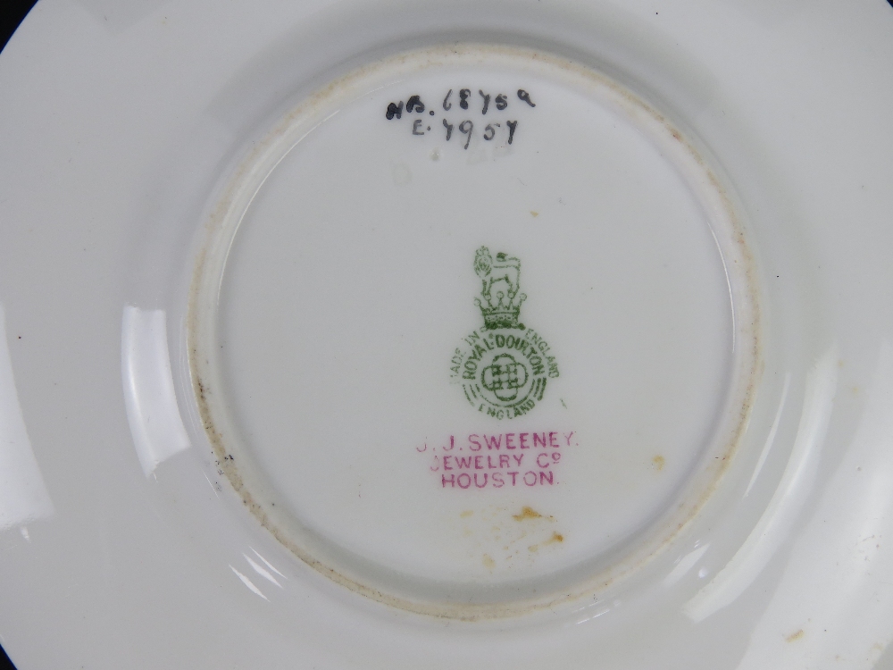 A Royal Copenhagen creamware bowl floral - Image 3 of 5