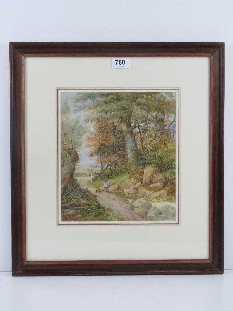 Watercolour; Attributed to William John - Image 2 of 3