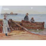 Watercolour by Jean Wheeler being a seas