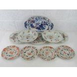 A set of five Mason's Ironstone bowls ha