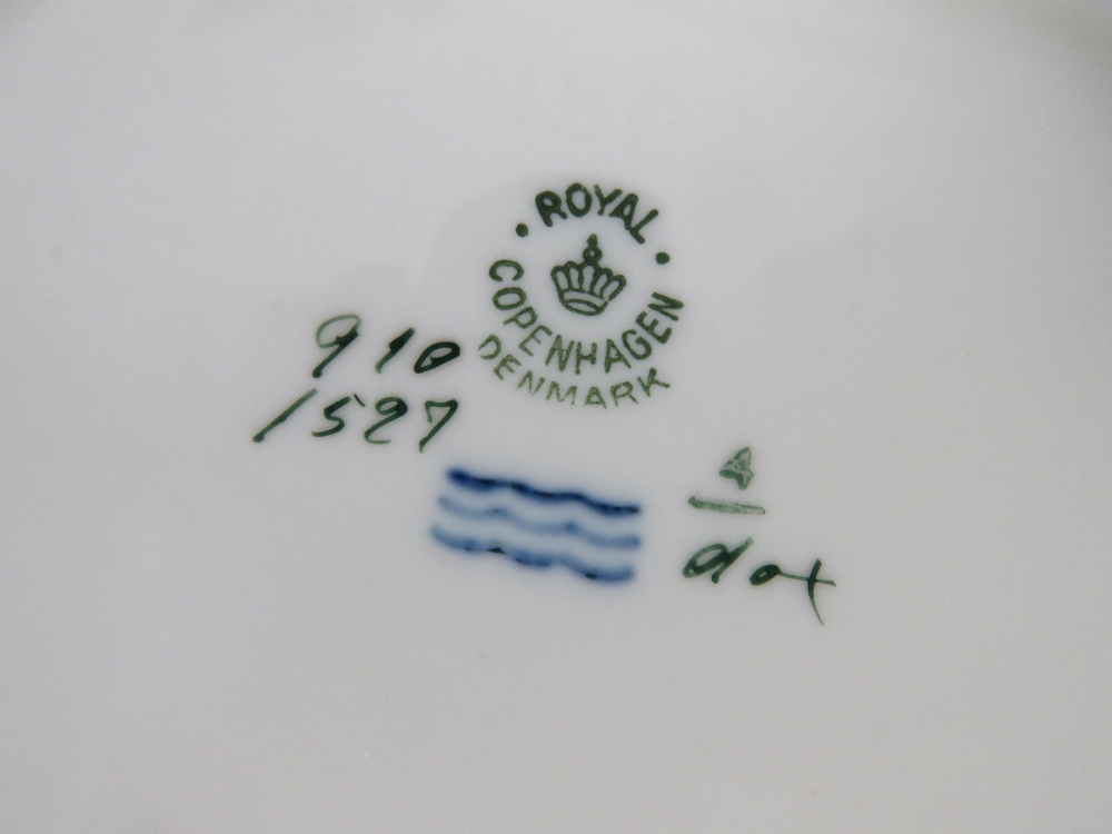 A Royal Copenhagen creamware bowl floral - Image 5 of 5