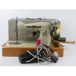 A Sovereign sewing machine.