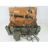 A boxed British Mine Detector.