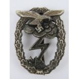 A German Luftwaffe Ground Combat badge/award.