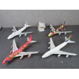 A quantity of scale model aircraft inc;