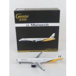 Monarch Airline Airbus A321 1;200 scale model aircraft, in box.