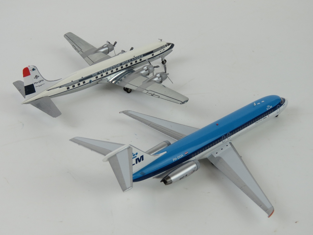 KLM Douglas DC-6B 1/200 scale model aircraft by Herpa, in box. - Image 3 of 5