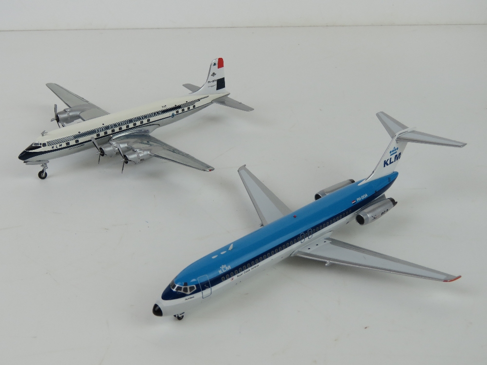 KLM Douglas DC-6B 1/200 scale model aircraft by Herpa, in box. - Image 2 of 5