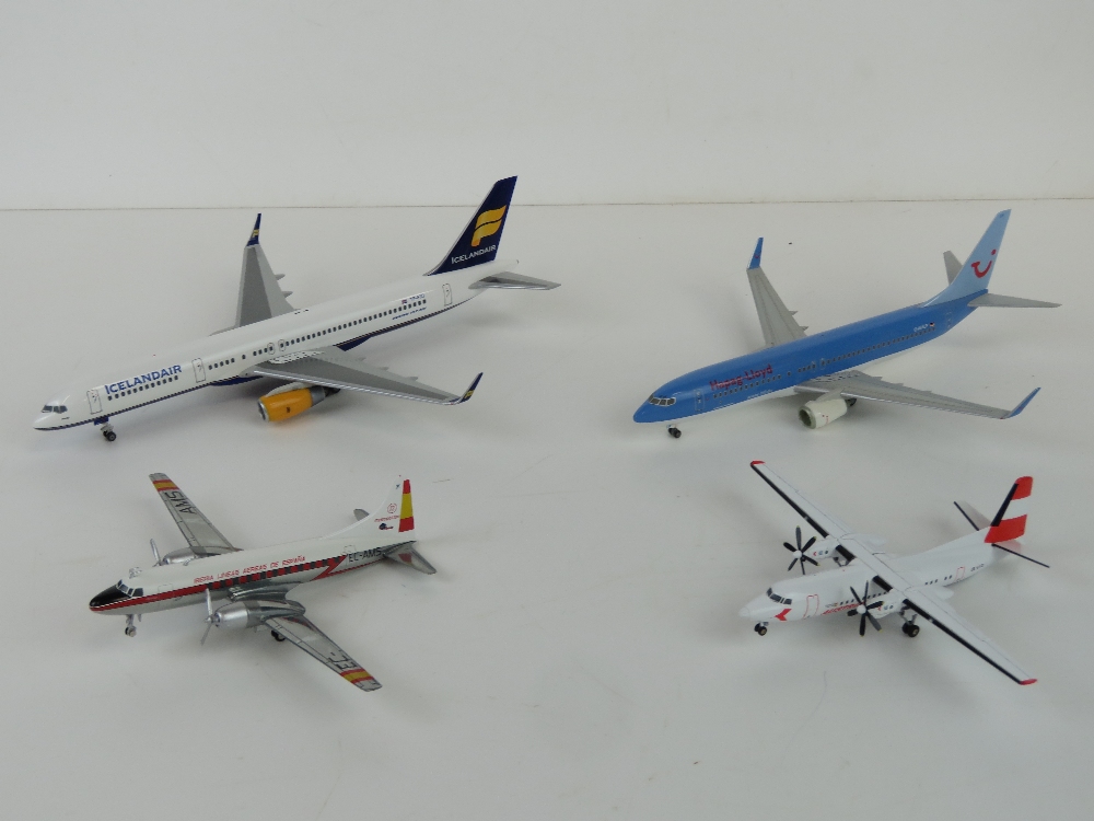Four 1/200 scale model aircraft by Herpa - Image 2 of 6