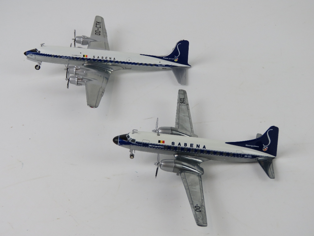 Two Sabena 1/200 scale model aircrafts b - Image 2 of 5