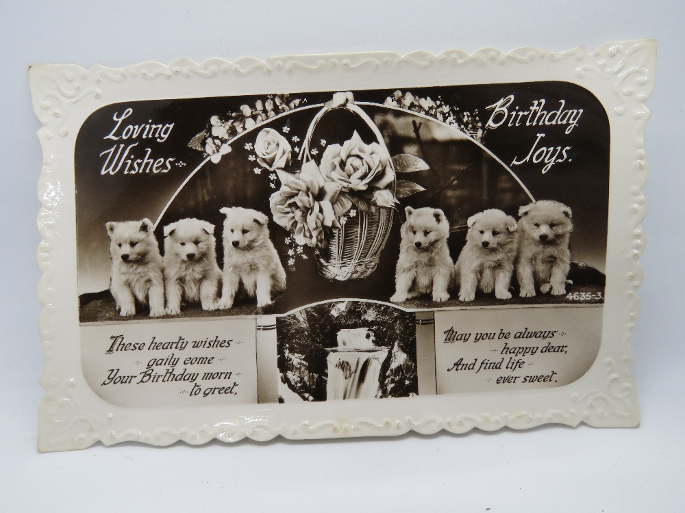 A quantity of 1930s greeting and Birthday postcards. - Image 12 of 19