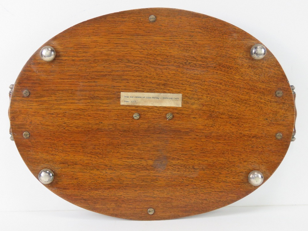 A presentation tray given to Alan Turing, the WWII code-breaker, - Image 3 of 7