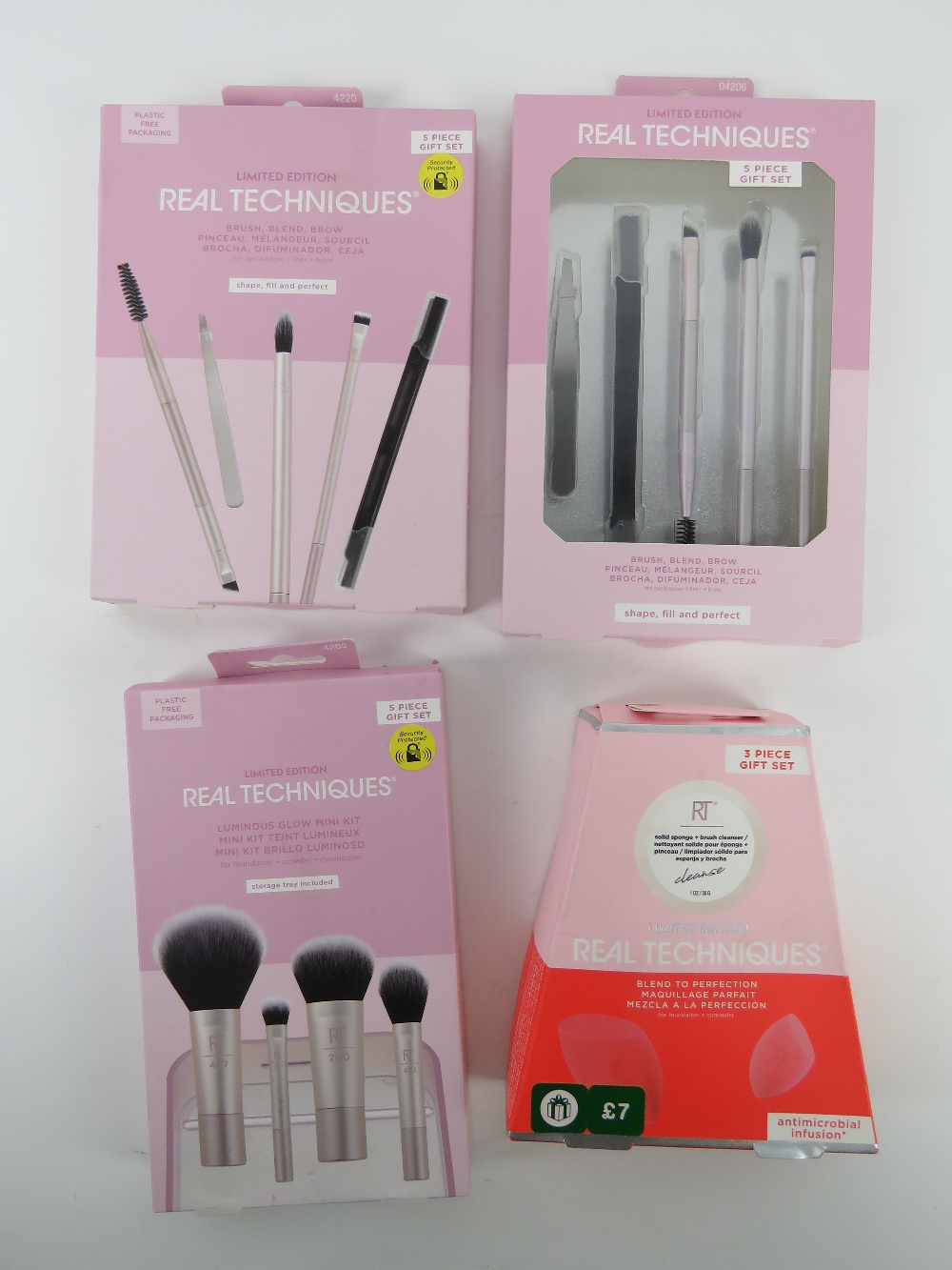 Real Techniques; Four gift sets being th