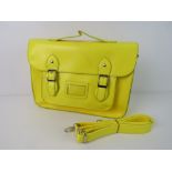 A Neon yellow satchel type handbag 'as n