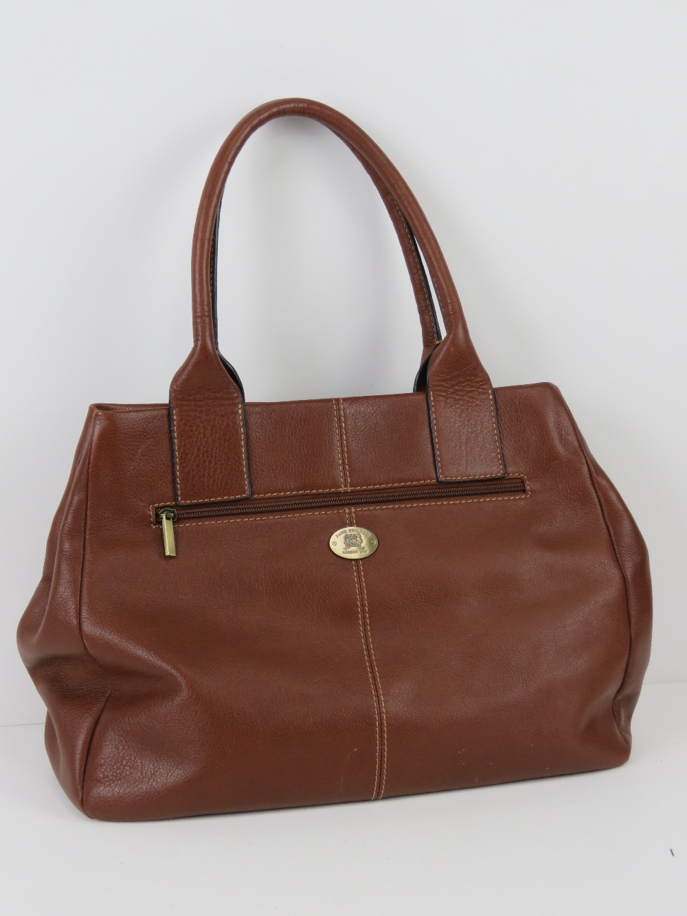 A brown leather Jane Shilton handbag 37 - Image 2 of 5