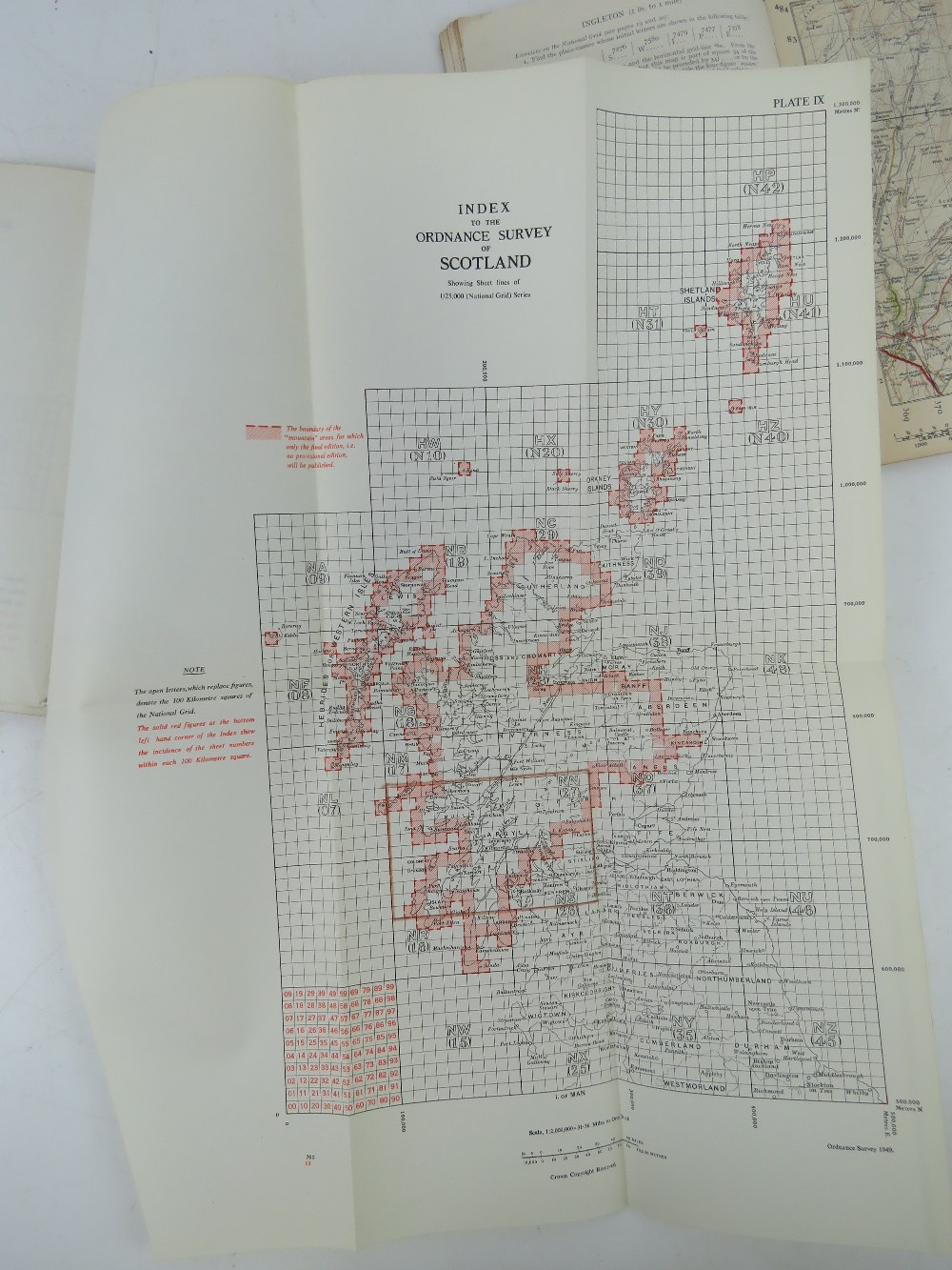 'A Description of Ordinance Survey Large Scale Maps', a c1920s edition, - Image 7 of 9