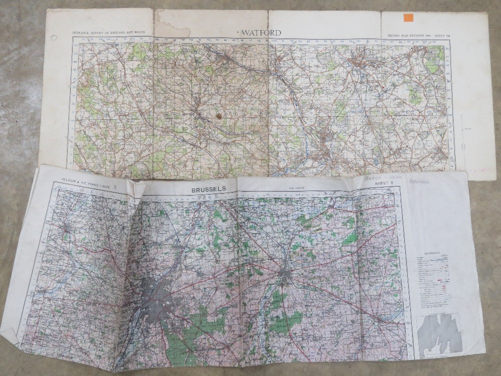 A quantity of assorted paper maps inc some 1940 War Revision sheets for Tunbridge Wells and - Image 8 of 11