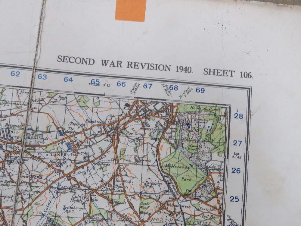 A quantity of assorted paper maps inc some 1940 War Revision sheets for Tunbridge Wells and - Image 9 of 11