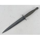 A commando style fighting knife.