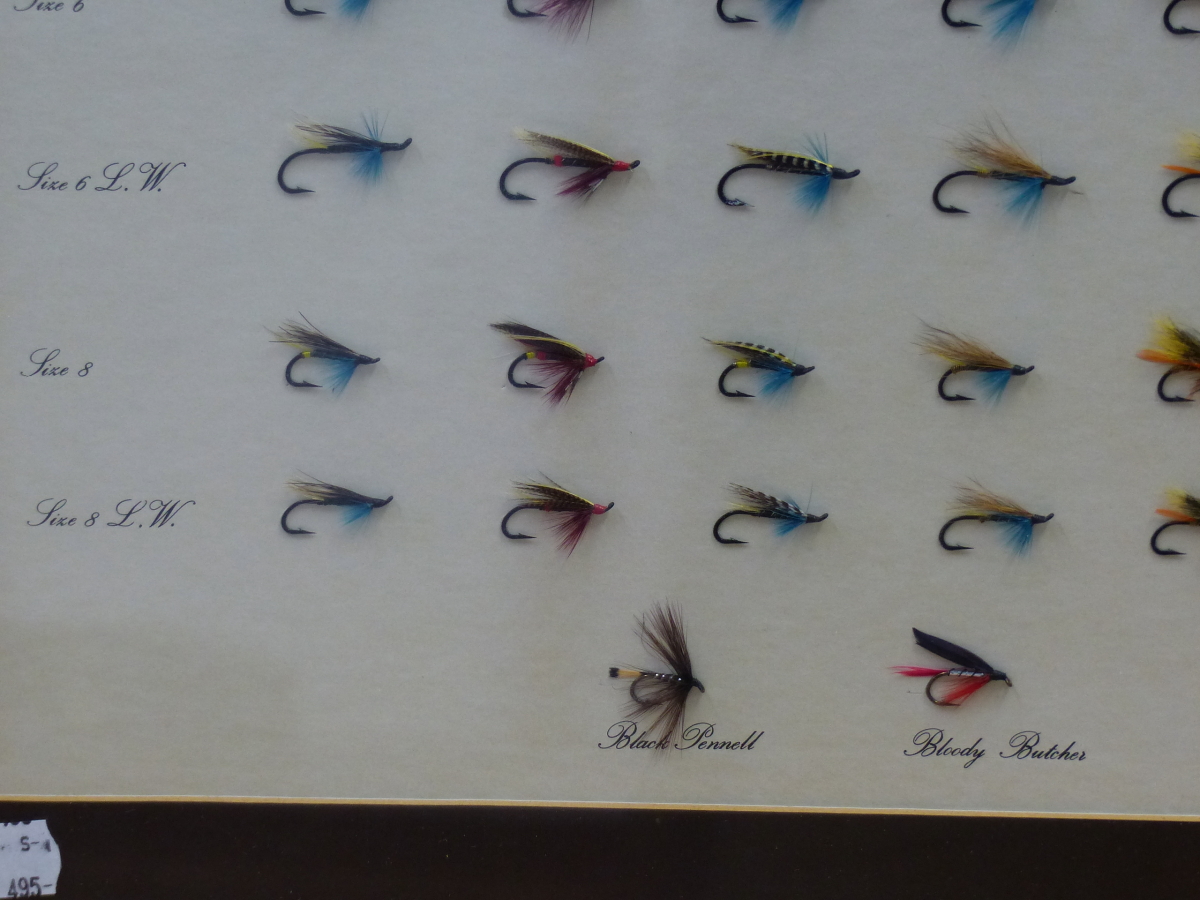 FRAMED FISHING FLIES, TWO OIL PAINTINGS, ETC. - Image 12 of 12