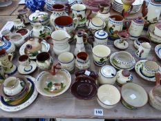 A COLLECTION OF TORQUAY MOTTO WARES.