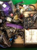 A BROAD SELECTION OF MAINLY VINTAGE WRIST WATCHES TO INCLUDE GLOBA, SIRO, TIMEX, STIRLING, SMITHS,