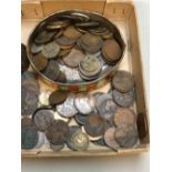 PREDOMINATELY VICTORIAN AND EDWARDIAN COINS, ONE PENNY, HALF PENNY, AND OTHER EXAMPLES ETC.