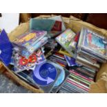 A LARGE QUANTITY OF CD'S, MAINLY 90's