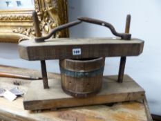 ANTIQUE FRUIT PRESS.