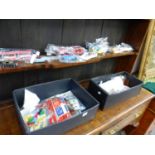 A QUANTITY OF DIE CAST VEHICLES AND OTHER TOYS.