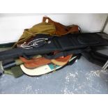 A QUANTITY OF VARIOUS GOOD QUALITY GUN CASES ETC.